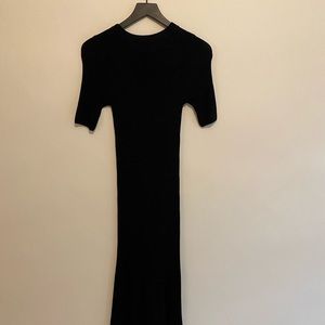 Black Short Sleeve Dress